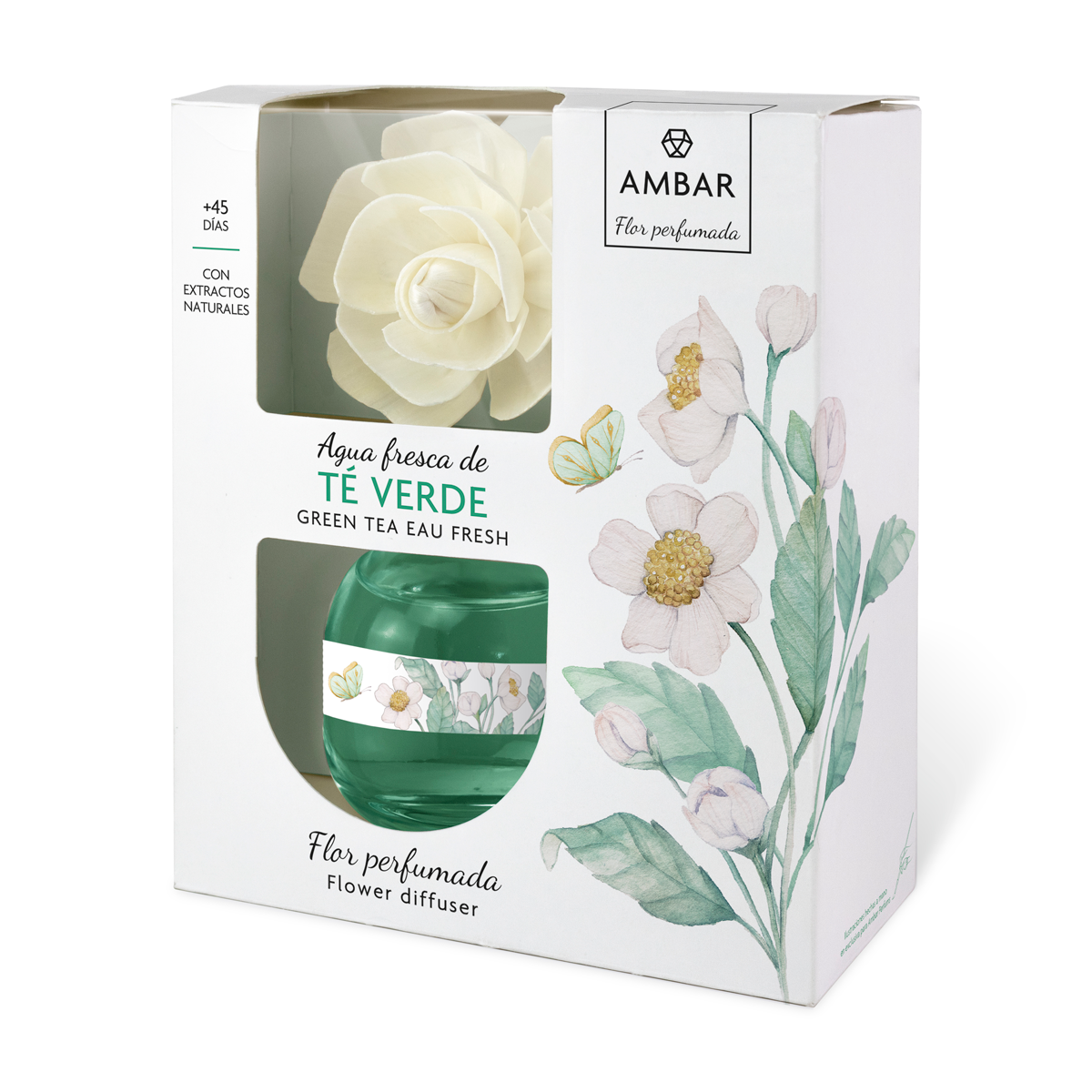 Flor Perfumada Agua Fresca Té Verde - AMBAR Perfums