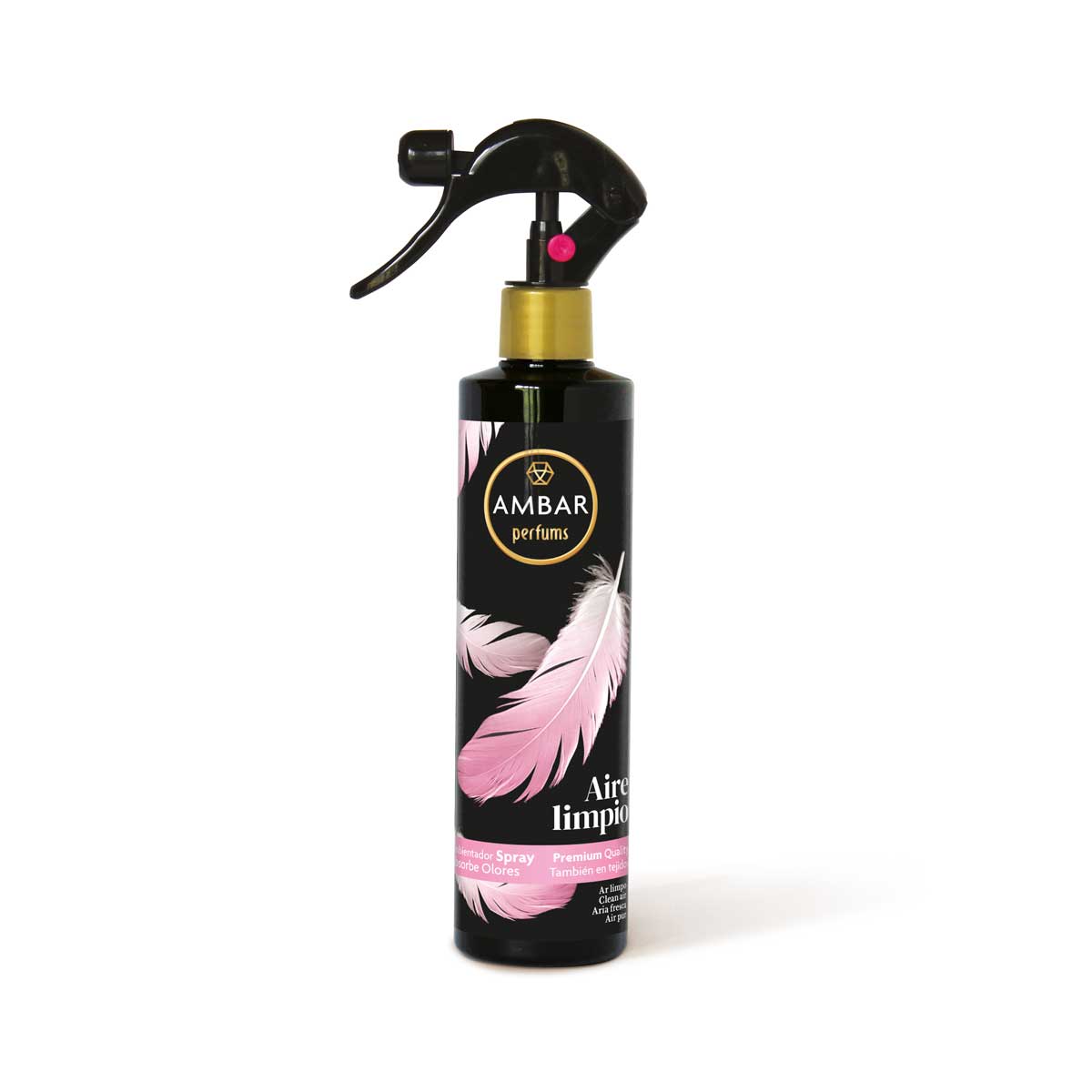 Ambar Perfums - Ambientador Spray Absorbe Olores Frutos Rojos Especial  Tejidos, ¡No mancha! Pack de 4 uds de 280 ml. : : Belleza