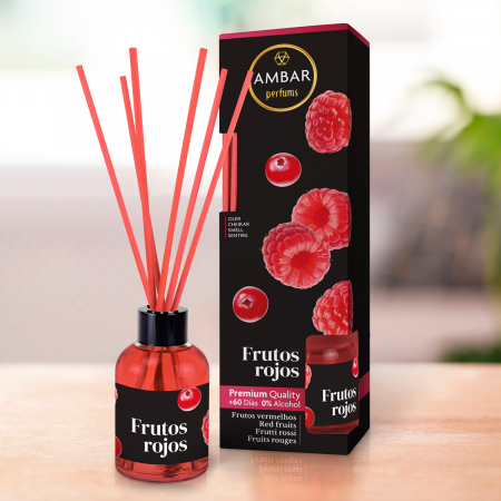 Ambientador Mikado 45 ml Frutos Rojos Ambar - AMBAR Perfums